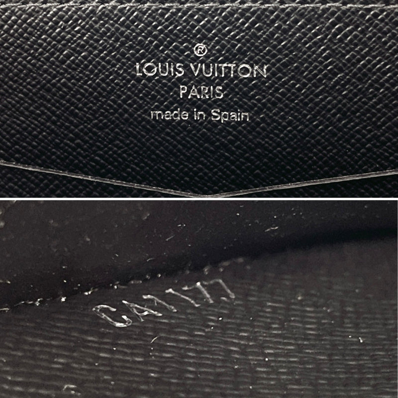 LOUIS VUITTON purse M61698 Zippy XL Monogram Eclipse Black mens Used