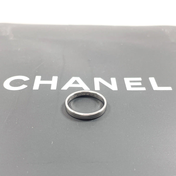 CHANEL Ring Pt950Platinum #US 4 3/4 Silver Women Second hand