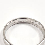 CHANEL Ring Pt950Platinum #8.5(JP Size) Silver Women Used