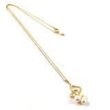 MIKIMOTO Necklace K14 Yellow Gold/Akoya Pearl gold Women Used