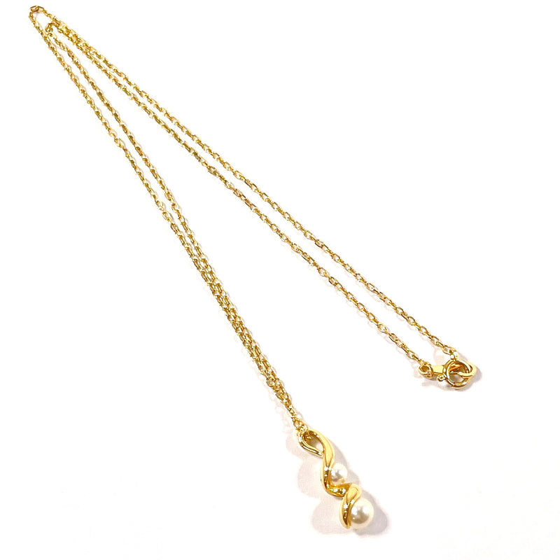 MIKIMOTO Necklace K18 yellow gold/Akoya Pearl gold Women Used