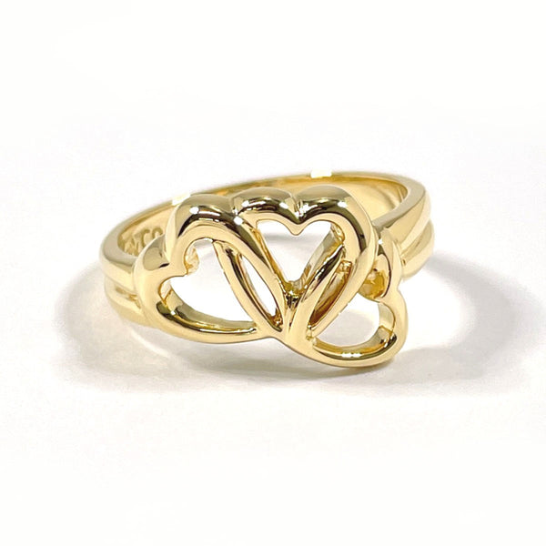 TIFFANY&Co. Ring Triple heart K18 yellow gold #US 5 gold Women Second hand