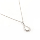 TIFFANY&Co. Necklace open teardrop Elsa Peretti Silver925 Silver Women Second hand