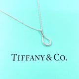TIFFANY&Co. Necklace open teardrop Elsa Peretti Silver925 Silver Women Second hand