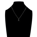 TIFFANY&Co. Necklace open teardrop Elsa Peretti Silver925 Silver Women Second hand