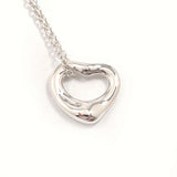 TIFFANY&Co. Necklace Open heart Elsa Peretti Silver925 Silver Women Used