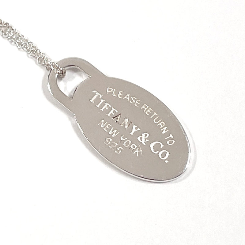 TIFFANY&Co. Necklace Return to Oval tag Silver925 Silver Women Used