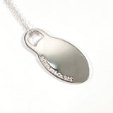 TIFFANY&Co. Necklace Return to Oval tag Silver925 Silver Women Used