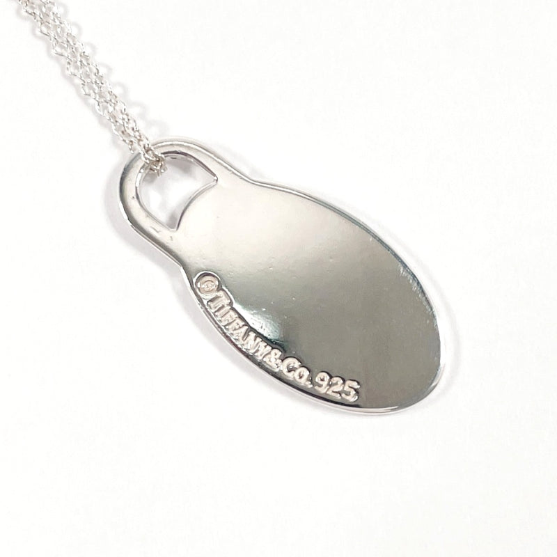 TIFFANY&Co. Necklace Return to Oval tag Silver925 Silver Women Used