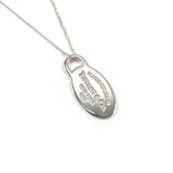 TIFFANY&Co. Necklace Return to Oval tag Silver925 Silver unisex Second hand
