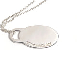 TIFFANY&Co. Necklace Return to Oval tag Silver925 Silver unisex Second hand