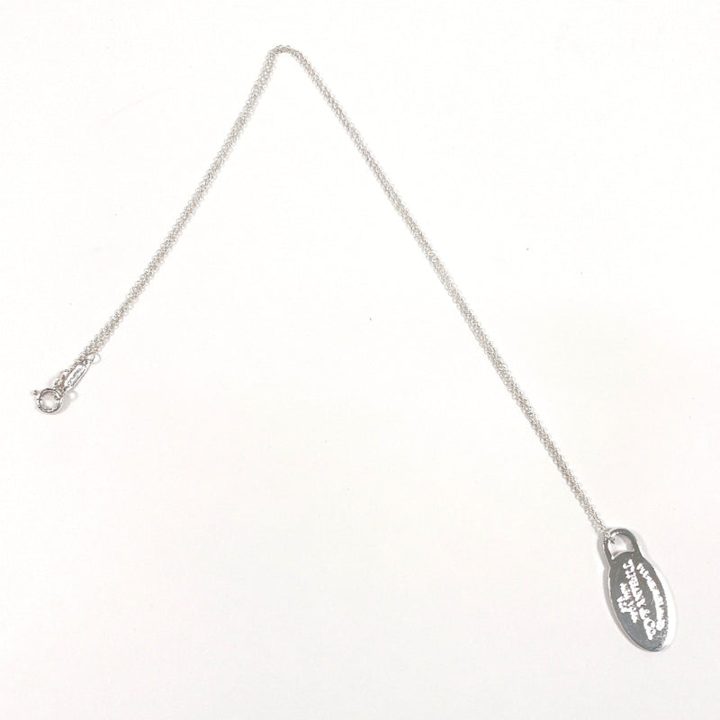 TIFFANY&Co. Necklace Return to Oval tag Silver925 Silver Women Used