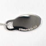 TIFFANY&Co. Necklace Return to Oval tag Silver925 Silver Women Used