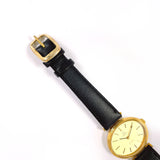 OMEGA Watches De Ville Stainless Steel/leather gold gold Women Second hand
