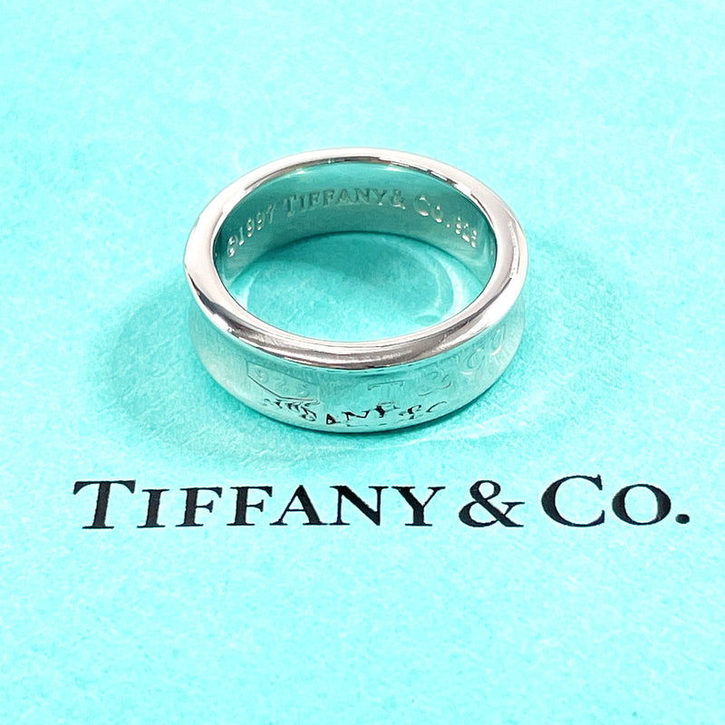 TIFFANY&Co. Ring 1837 Silver925 #US 7 3/4 Silver mens Second hand