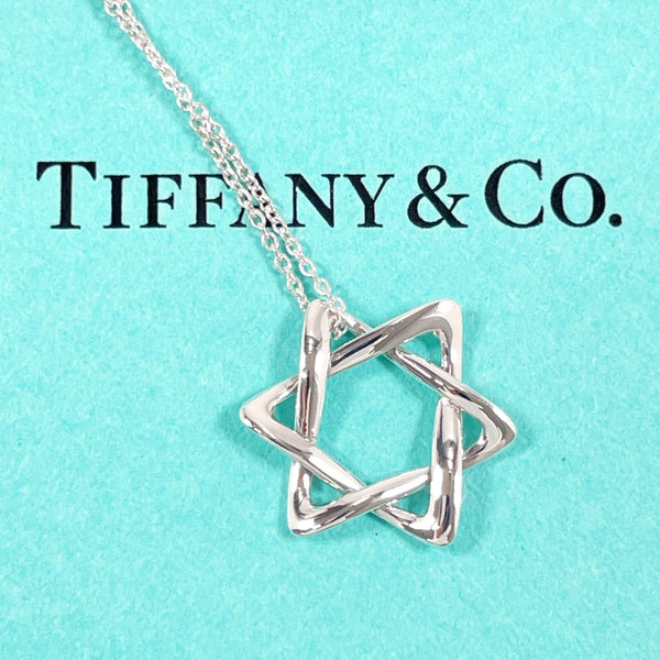 TIFFANY&Co. Necklace Star of david Elsa Peretti Silver925 Silver Women Used