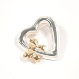 TIFFANY&Co. Pendant top Heart ribbon Silver925/K18 yellow gold Silver Silver Women Second hand