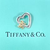 TIFFANY&Co. Pendant top Heart ribbon Silver925/K18 yellow gold Silver Silver Women Second hand