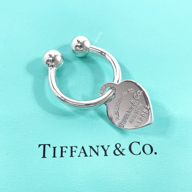 TIFFANY&Co. key ring heart tag key ring Return to Silver925 Silver Women Second hand