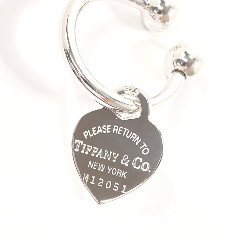 TIFFANY&Co. key ring heart tag key ring Return to Silver925 Silver Women Second hand