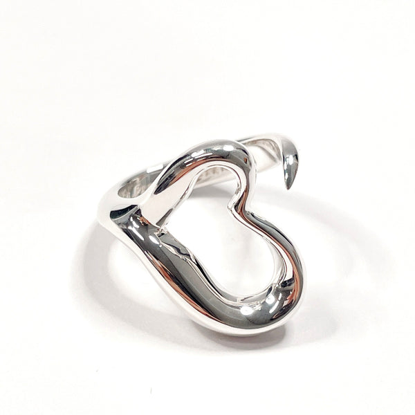 TIFFANY&Co. Ring Open heart Elsa Peretti Sterling Silver #US 4 1/2 Silver Women Second hand