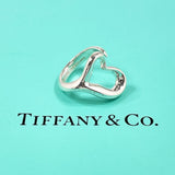 TIFFANY&Co. Ring Open heart Elsa Peretti Sterling Silver #US 4 Silver Women Second hand