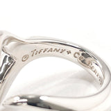 TIFFANY&Co. Ring Open heart Elsa Peretti Sterling Silver #US 4 Silver Women Second hand