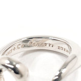 TIFFANY&Co. Ring Open heart Elsa Peretti Sterling Silver #US 4 Silver Women Second hand