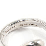 TIFFANY&Co. Ring Open heart Elsa Peretti Sterling Silver #US 4 Silver Women Second hand