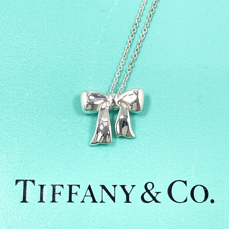 TIFFANY&Co. Necklace ribbon Silver925 Silver Women Second hand