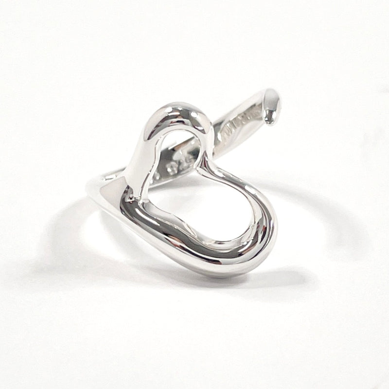 TIFFANY&Co. Ring Open heart Elsa Peretti Silver925 #US 5 3/4 Silver Women Second hand