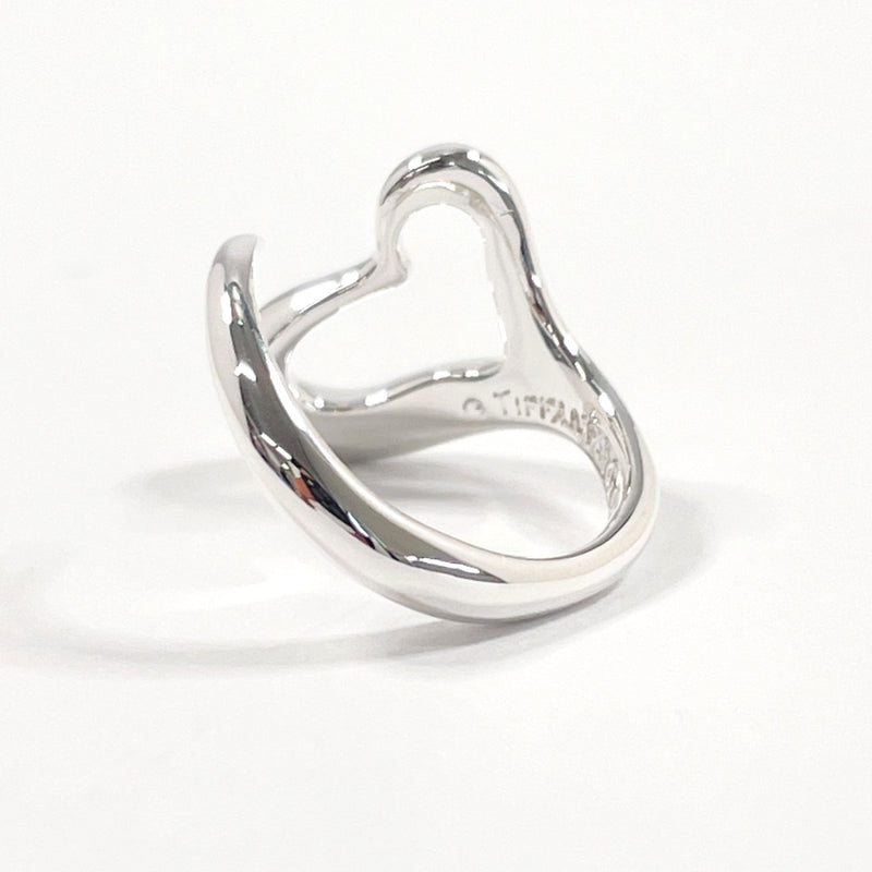 TIFFANY&Co. Ring Open heart Elsa Peretti Silver925 #US 5 3/4 Silver Women Second hand