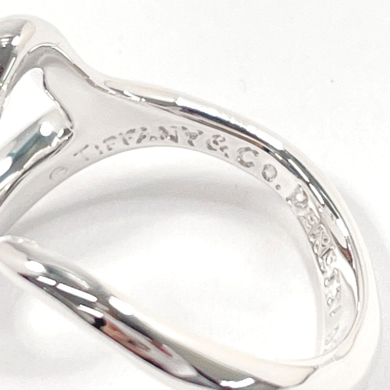 TIFFANY&Co. Ring Open heart Elsa Peretti Silver925 #US 5 3/4 Silver Women Second hand