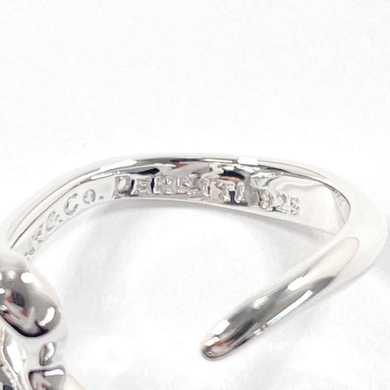 TIFFANY&Co. Ring Open heart Elsa Peretti Silver925 #US 5 3/4 Silver Women Second hand