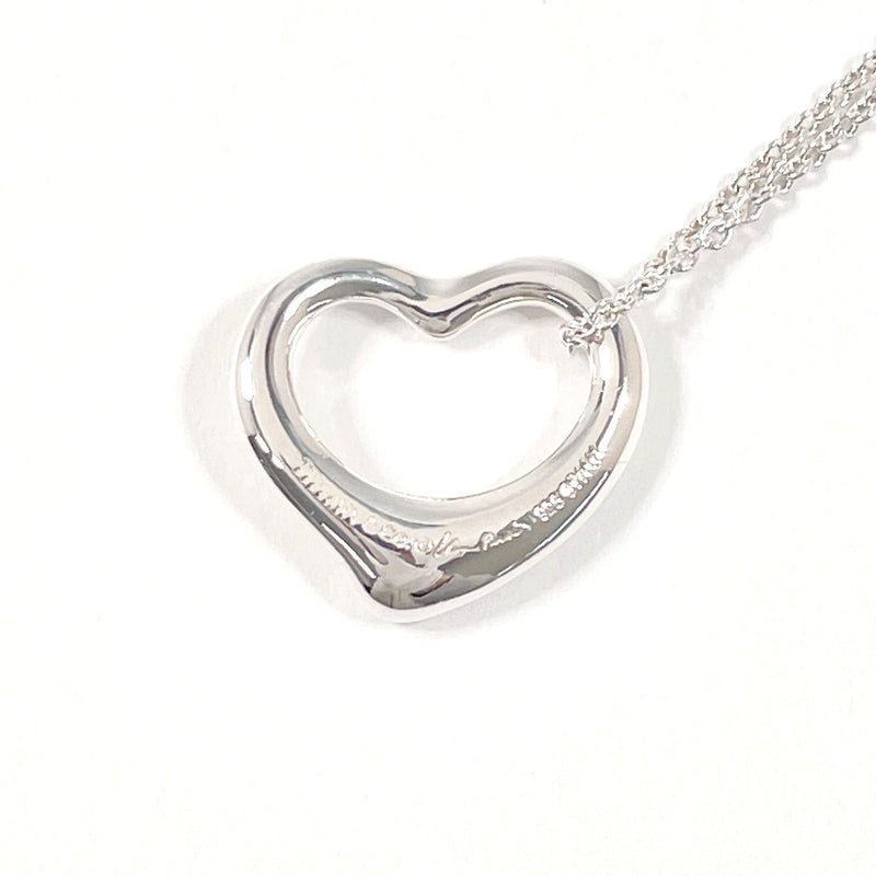 TIFFANY&Co. Necklace Open heart Elsa Peretti Silver925 Silver Women Second hand