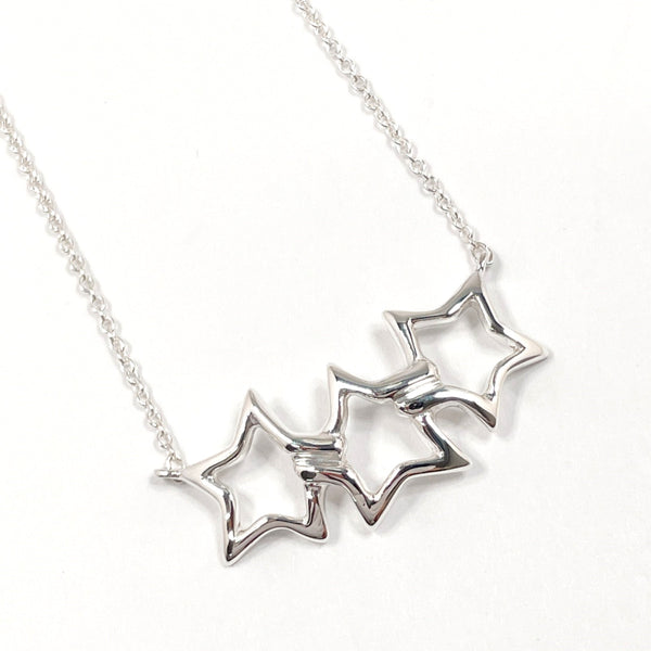 TIFFANY&Co. Necklace Triple star Silver925 Silver Women Second hand