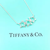 TIFFANY&Co. Necklace Triple star Silver925 Silver Women Second hand