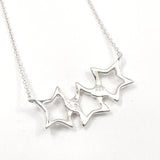 TIFFANY&Co. Necklace Triple star Silver925 Silver Women Used