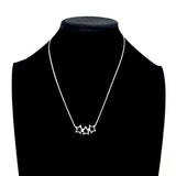 TIFFANY&Co. Necklace Triple star Silver925 Silver Women Used