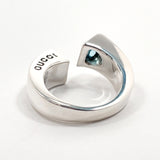 GUCCI Ring spiral Silver925/Blue Topaz #11.5(JP Size) Silver Women Used