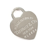 TIFFANY&Co. Pendant top Return to heart Silver925 Silver Women Second hand