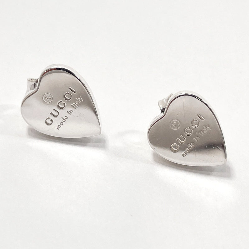 GUCCI earring 223990 J8400 8106 Trademark heart shape Silver925 Silver Women Used