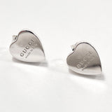 GUCCI earring 223990 J8400 8106 Trademark heart shape Silver925 Silver Women Second hand