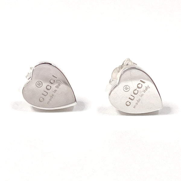 GUCCI earring 223990 J8400 8106 Trademark heart shape Silver925 Silver Women Second hand