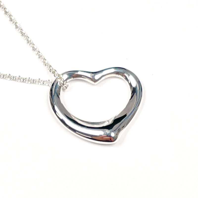 TIFFANY&Co. Necklace Open heart Elsa Peretti Silver925 Silver Women Second hand