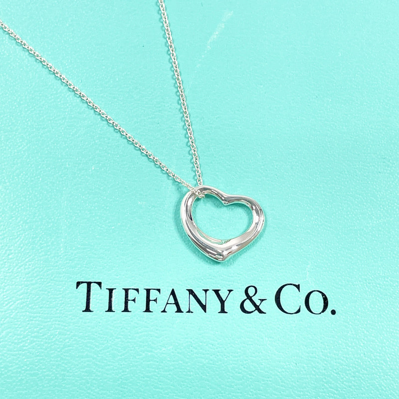 TIFFANY&Co. Necklace Open heart Elsa Peretti Silver925 Silver Women Second hand