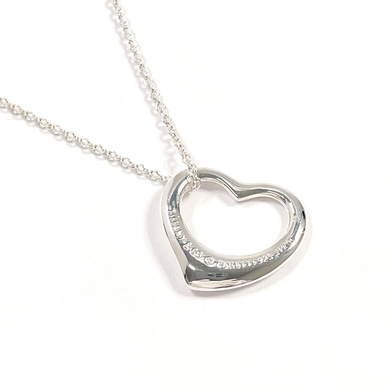 TIFFANY&Co. Necklace Open heart Elsa Peretti Silver925 Silver Women Second hand