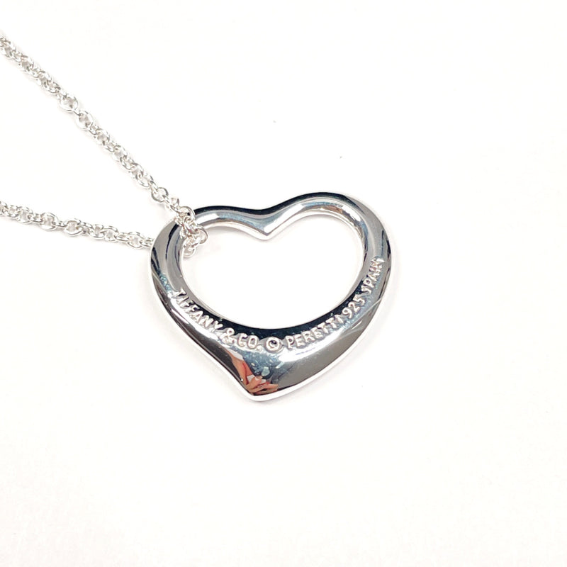 TIFFANY&Co. Necklace Open heart Elsa Peretti Silver925 Silver Women Second hand