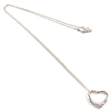 TIFFANY&Co. Necklace Open heart Elsa Peretti Silver925 Silver Women Second hand