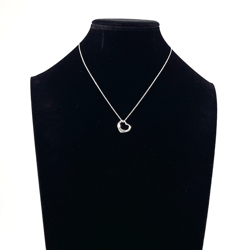 TIFFANY&Co. Necklace Open heart Elsa Peretti Silver925 Silver Women Second hand